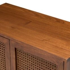 Birnirk 2-Door Accent Solid Wood Storage Cabinet With Shelves| KARAT HOME-Cherry -Baxton Studio Sale Shop GUEST 82b02158 cac1 48a3 9107 6bc38918f9eb