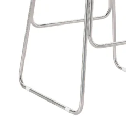 Southlake Backless Metal Counter Height Stool Chrome/Black Vinyl - Hillsdale Furniture -Baxton Studio Sale Shop GUEST 83bbf767 6815 4d6d a620 c6b86e75801c