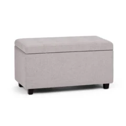 34" Essex Storage Ottoman And Benches - WyndenHall -Baxton Studio Sale Shop GUEST 83d56382 48ff 493b ada3 1796591bc52c