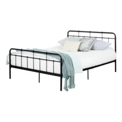 Queen Gravity Metal Platform Bed Black - South Shore -Baxton Studio Sale Shop GUEST 844cf2c8 e87d 4a7e 9524 56c93271c191