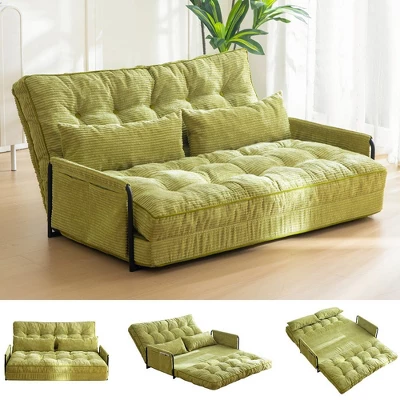 MAXYOYO Adjustable Floor Sofa Bed With 2 Pillows, Multi-Functional Sleeper Bed 5 MAXYOYO Adjustable Floor Sofa Bed With 2 Pillows, Multi-Functional Sleeper Bed - Image 5