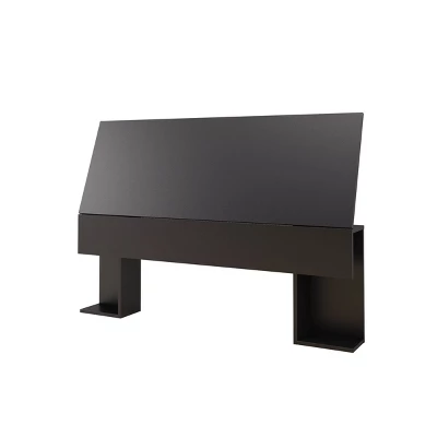 3pc Full Epik Bedroom Set With Headboard Extension Panels Black - Nexera: Modern Contemporary Style, Includes Nightstand 3 3pc Full Epik Bedroom Set With Headboard Extension Panels Black - Nexera: Modern Contemporary Style, Includes Nightstand - Image 3