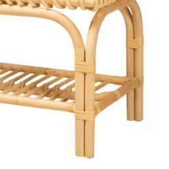 Himari Rattan Accent Bench Natural Brown - Baxton Studio: Handcrafted, Entryway, Bedroom, Shelf Storage 9 Himari Rattan Accent Bench Natural Brown - Baxton Studio: Handcrafted, Entryway, Bedroom, Shelf Storage -Baxton Studio Sale Shop GUEST 8538735a 82ad 443d ada9 8f5b26d3bfd4