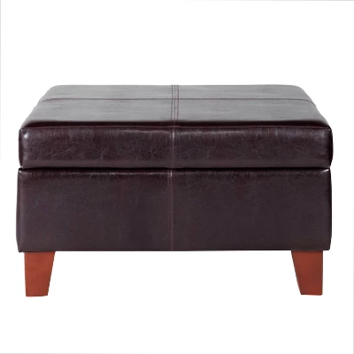 Luxury Large Square Storage Ottoman - HomePop 13 Luxury Large Square Storage Ottoman - HomePop - Image 13