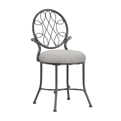 19" O'Malley Metal Vanity Stool - Hillsdale Furniture 10 19" O'Malley Metal Vanity Stool - Hillsdale Furniture - Image 10