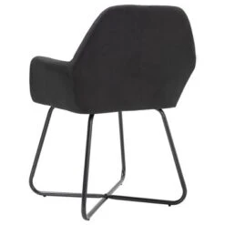 CLIHOME Modern Dining Chairs With Arms, Soft Upholstered Fabric Armchairs With Powder-Coated Steel Legs For Kitchen & Dining Room(Set Of 2) 18 CLIHOME Modern Dining Chairs With Arms, Soft Upholstered Fabric Armchairs With Powder-Coated Steel Legs For Kitchen & Dining Room(Set Of 2) -Baxton Studio Sale Shop GUEST 8775cf02 218f 4873 9cc7 437768e0a910