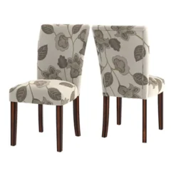 Set Of 2 Reeves Print Parsons Dining Side Chairs Damask - Inspire Q -Baxton Studio Sale Shop GUEST 877bc18f ec96 4bba 9190 a44a220d9dbd