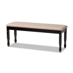 Corey Fabric Upholstered And Wood Dining Bench - Baxton Studio -Baxton Studio Sale Shop GUEST 87c48002 95ab 44d4 9bd3 be40e6326bcf