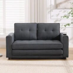 Mocamel 3-in-1 Convertible Futon Sofa Bed - Foldable Loveseat With Sleeper & Side Pockets, Ideal For Living Room 24 Mocamel 3-in-1 Convertible Futon Sofa Bed - Foldable Loveseat With Sleeper & Side Pockets, Ideal For Living Room -Baxton Studio Sale Shop GUEST 8816b1cf 46d2 408a ba4d a093aaf71974