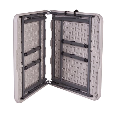 Stansport Folding Camping Table With Adjustable Height 48" X 24" 2 Stansport Folding Camping Table With Adjustable Height 48" X 24" - Image 2