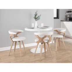 Gardenia Dining Chair White -Baxton Studio Sale Shop GUEST 8845f5f6 36ea 4ba8 841d 01f2308b79da