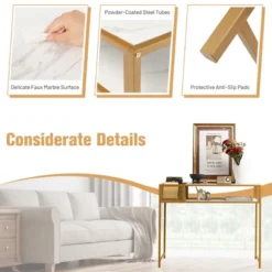 Costway Console Entryway Table Long Couch Side Table Narrow For Hallway, Living Room -Baxton Studio Sale Shop GUEST 886d4568 7633 4282 a33f 901f557d7509