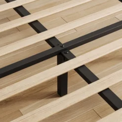 Bed Frame, Upholstered Full Size With Adjustable Headboard - Velvet Tufted Platform Bedframe, No Box Spring Needed, Beige -Baxton Studio Sale Shop GUEST 89b70b52 d15b 47e5 8119 458d9083651a