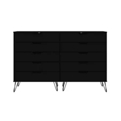 Rockefeller 10 Drawer Dresser, 3 Drawer Dresser And 2 Drawer Nightstand Set - Manhattan Comfort 16 Rockefeller 10 Drawer Dresser, 3 Drawer Dresser And 2 Drawer Nightstand Set - Manhattan Comfort -Baxton Studio Sale Shop GUEST 8a58b651 eecf 4a11 96f9 686bdef667ef