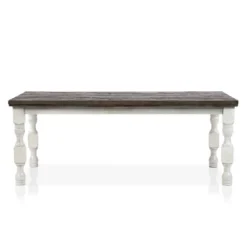 78" Cambrien Rustic Two-Tone Dining Table Antique White/Gray - HOMES: Inside + Out 9 78" Cambrien Rustic Two-Tone Dining Table Antique White/Gray - HOMES: Inside + Out -Baxton Studio Sale Shop GUEST 8a60bdce e7c8 40f9 a8f8 0b4eaf951343