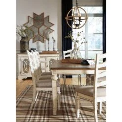 Realyn Rectangular Extendable Dining Table Chipped White - Signature Design By Ashley -Baxton Studio Sale Shop GUEST 8a947887 e089 461d 9f91 a6d6a02ea83d