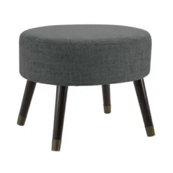 Designs4Comfort Mid-Century Modern Round Ottoman Stool - Breighton Home -Baxton Studio Sale Shop GUEST 8b498ecd 1dcc 4c56 a5dd 3d39b7bb403e