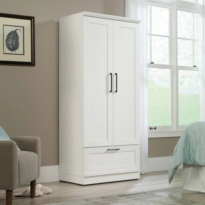 Homeplus Wardrobe Soft White - Sauder 1 Homeplus Wardrobe Soft White - Sauder