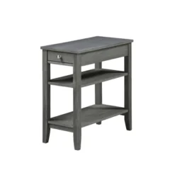 American Heritage 3 Tier End Table With Drawer - Breighton Home -Baxton Studio Sale Shop GUEST 8ba0c969 86c5 4923 8be5 3de408b6b5d8