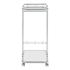 Ripley Chrome Finish Bar Cart Silver - Inspire Q 9 Ripley Chrome Finish Bar Cart Silver - Inspire Q -Baxton Studio Sale Shop GUEST 8bc8668f e012 43d9 81d6 ddf214fb5013