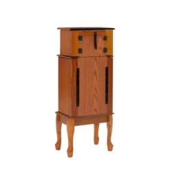Marie Jewelry Armoire Oak - Powell Company -Baxton Studio Sale Shop GUEST 8bd5e431 2396 4b02 88e9 158668a5880b