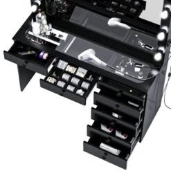 Kate Lighted Makeup Vanity - Boahaus -Baxton Studio Sale Shop GUEST 8be490c3 1cf3 4a59 a8c4 c5ec984a7503