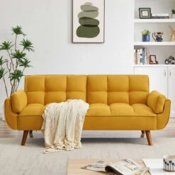 KTMBDW 75.4" Loveseat Sofa, Mid Century Modern Decor Love Seat Couches For Living Room, Bedroom, Solid And Easy To Install Love Seats Furniture -Baxton Studio Sale Shop GUEST 8be72ed8 ddc5 498f 9b05 a1c184781e09