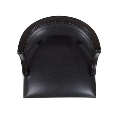 Jennifer Taylor Home Paris 26.5 Inch Farmhouse Counter Height Bar Stool With Backrest 4 Jennifer Taylor Home Paris 26.5 Inch Farmhouse Counter Height Bar Stool With Backrest - Image 4