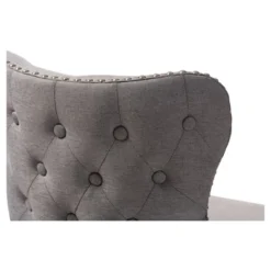 Gradisca Modern And Contemporary Wood Finishing Upholstered Barstools Set Of 2 - Baxton Studio -Baxton Studio Sale Shop GUEST 8bf0b8f1 a237 4da8 a247 4065d5ebc0e4