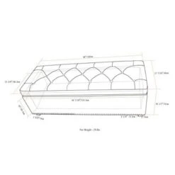 48" Springfield Storage Ottoman - Wyndenhall -Baxton Studio Sale Shop GUEST 8c1b0863 cbb3 487b 9d87 a8fd7e2c09df