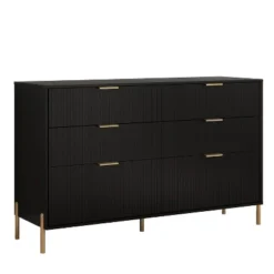 Festivo 4pc Modern Elegance Bedremm Chest And Dresser And 3 Drawer Nightstands Set -Baxton Studio Sale Shop GUEST 8e5c10de 23e0 4b80 8fd0 6c0d4a705bf5