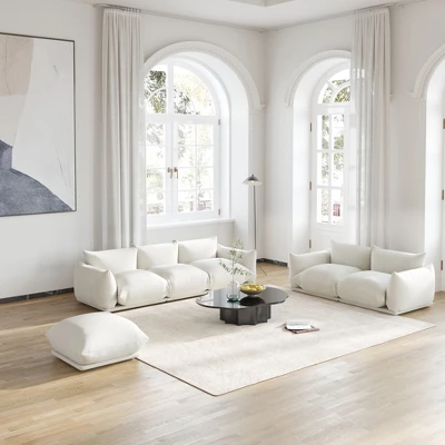 Modular Sectional Sofa,Lovesofa Couch, 77.16inch Minimalist Convertible Sofa Couch, Modern Chenilleyarn 2 Seater Living Room Sofa Sets 8 Modular Sectional Sofa,Lovesofa Couch, 77.16inch Minimalist Convertible Sofa Couch, Modern Chenilleyarn 2 Seater Living Room Sofa Sets - Image 8