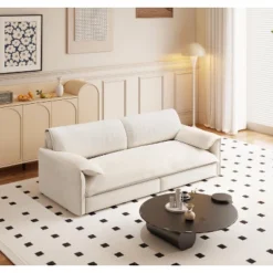 TIRAMISUBEST Queen Size Pull Out Sofa Bed, 3-in-1 Convertible Chaise Lounge Sleeper Sofa With Side Storage Pockets -Baxton Studio Sale Shop GUEST 8ec774b0 6d21 4c86 836b 37b2787bfe5e