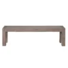 Auckland Bench Reclaimed Wood Weathered Gray - Steve Silver Co.