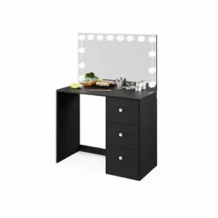 Elvira Lighted Makeup Vanity - Boahaus -Baxton Studio Sale Shop GUEST 8f453816 04a1 427a 8f38 99d8c9c84f21