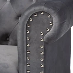 Emma Velvet Upholstered Button Tufted Chesterfield Sofa - Baxton Studio -Baxton Studio Sale Shop GUEST 8fa7ccf2 a50d 45e5 b02e 3055e27f1eea