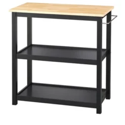 Mylah Kitchen 2-Tier Rolling Cart - Buylateral -Baxton Studio Sale Shop GUEST 8fbc6930 56ac 45e8 a90f 20c6b103cd30