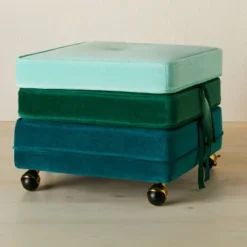 Marin Stackable Pouf With Casters - Opalhouse™ Designed With Jungalow™ -Baxton Studio Sale Shop GUEST 9021f050 cd48 4a39 99ce ff3529715dfb