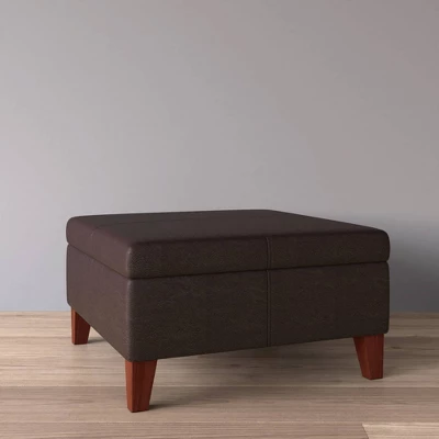 Luxury Large Square Storage Ottoman - HomePop 11 Luxury Large Square Storage Ottoman - HomePop - Image 11