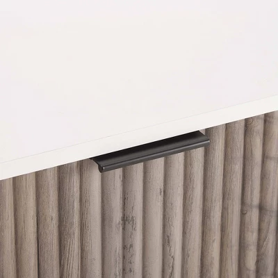 Manhattan Comfort Dumbo 2pc Modern 5 Drawer Dresser And 2 Drawer Nightstand Set 2 Manhattan Comfort Dumbo 2pc Modern 5 Drawer Dresser And 2 Drawer Nightstand Set - Image 2