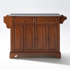 LaFayette Stainless Steel Top Full Size Kitchen Island - Crosley -Baxton Studio Sale Shop GUEST 911c8153 bfb4 4894 aa49 c6d8e5008845