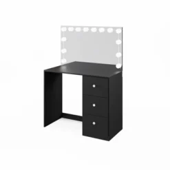 Elvira Lighted Makeup Vanity - Boahaus -Baxton Studio Sale Shop GUEST 914789bd 08a8 456b 84a0 2f2c7f750bac