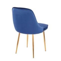 Set Of 2 Marcel Contemporary Dining Chair Gold/Blue Velvet - LumiSource -Baxton Studio Sale Shop GUEST 91b0041c d68a 4463 b5f7 fd907941925f