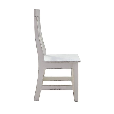 Brixton Wooden Side Chair Set White - Picket House Furnishings 4 Brixton Wooden Side Chair Set White - Picket House Furnishings - Image 4