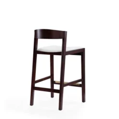 Set Of 2 Klismos Upholstered Beech Wood Counter Height Barstools - Manhattan Comfort -Baxton Studio Sale Shop GUEST 92952ef0 9c32 4912 89d0 29cd2170e1c2