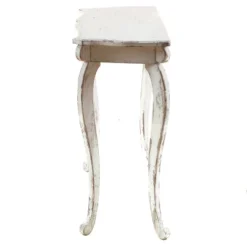 LuxenHome Vintage Off White Wood Console And Entry Table -Baxton Studio Sale Shop GUEST 92b53e6e dadb 472f ac32 08cf491b74ae
