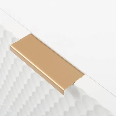 Jolie 2 Drawer Side Table White - Adore Decor 6 Jolie 2 Drawer Side Table White - Adore Decor - Image 6