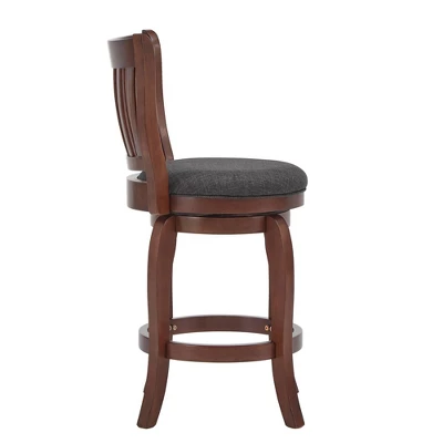 24" Tracee Swivel Counter Height Barstool - Inspire Q 2 24" Tracee Swivel Counter Height Barstool - Inspire Q - Image 2