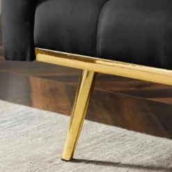 BLACK Convertible Folding Futon Sofa Bed , Sleeper Sofa Couch For Compact Living Space. 13 BLACK Convertible Folding Futon Sofa Bed , Sleeper Sofa Couch For Compact Living Space. -Baxton Studio Sale Shop GUEST 9398541d 03aa 47d7 b8a8 b7b853f061ae