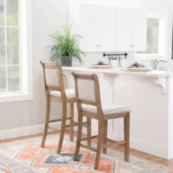 Emmy Barstool - Linon -Baxton Studio Sale Shop GUEST 93d227d6 bba8 4df1 8463 a98214145043